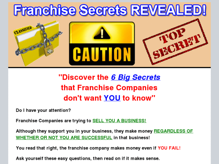 www.untoldfranchisesecrets.com