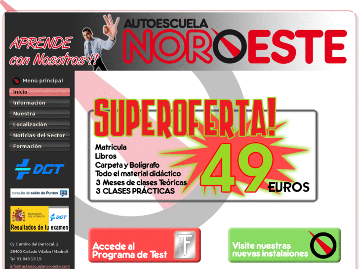 www.autoescuelanoroeste.com