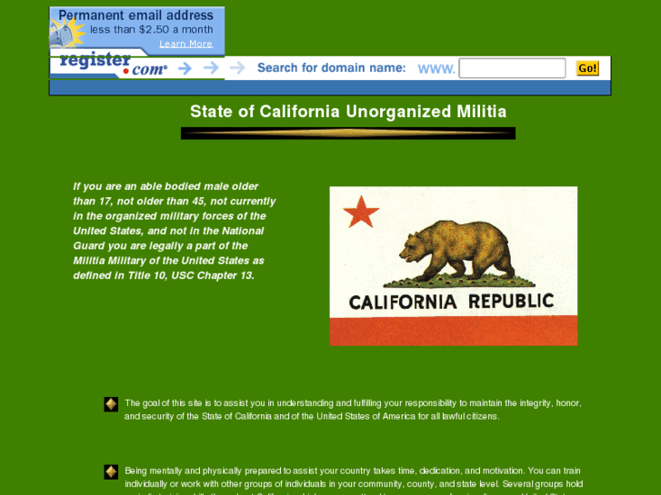 www.californiamilitia.com