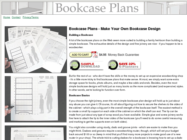 www.ezbookcaseplans.com