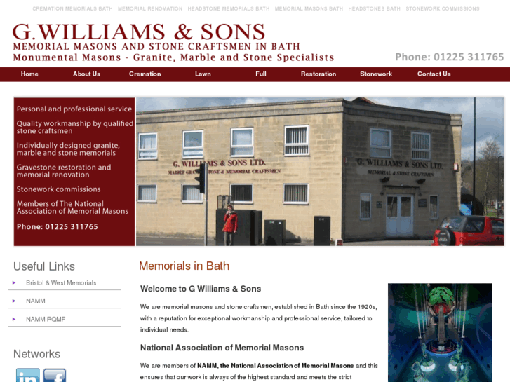 www.gwilliamsandsonsbath.com