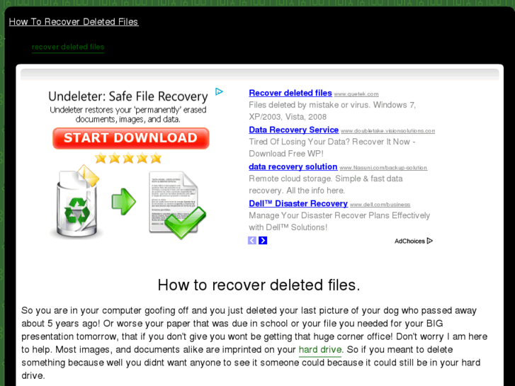 www.howtorecoverdeletedfiles.com