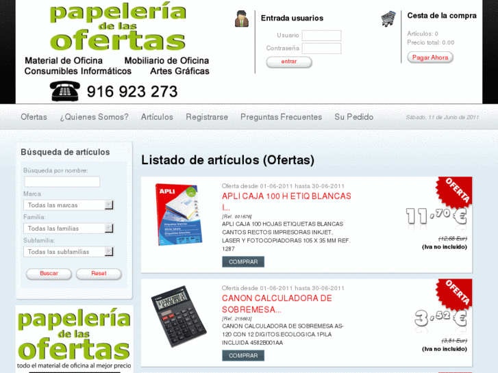 www.papeleriadelasofertas.es