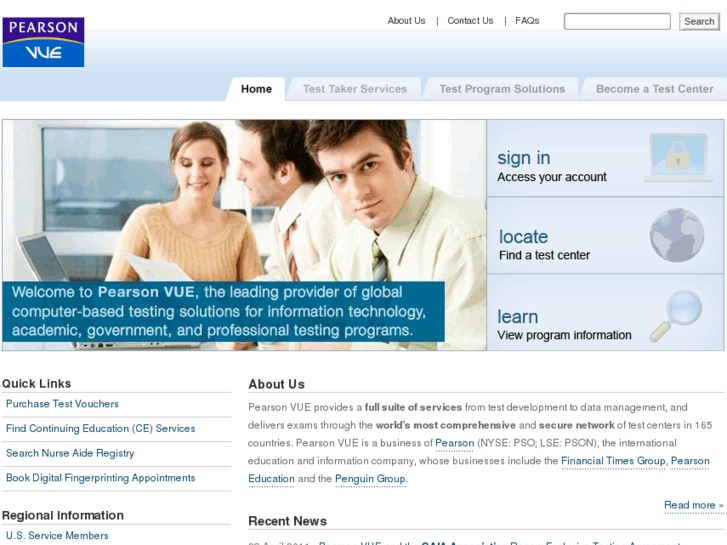 www.pearsonvue.biz