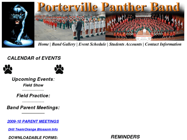 www.portervillepantherband.org