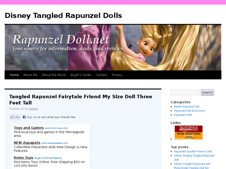 www.rapunzeldoll.com