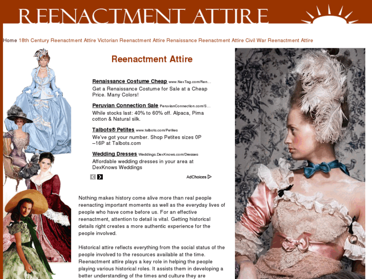 www.reenactmentattire.net