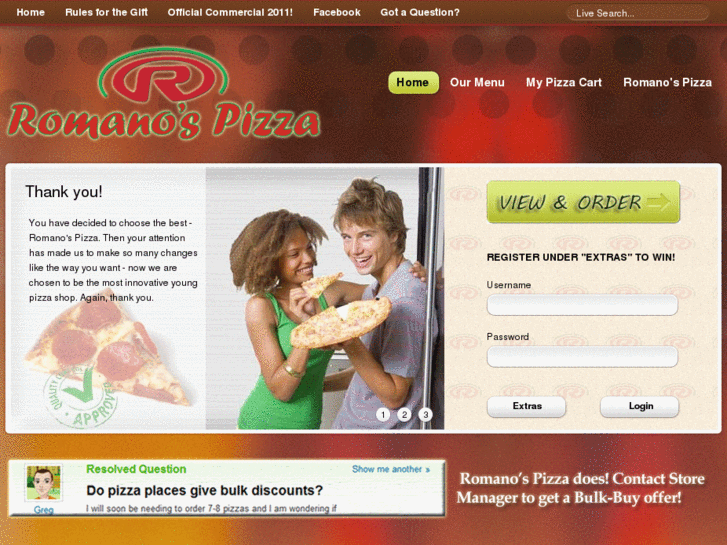 www.romanospizza.ca