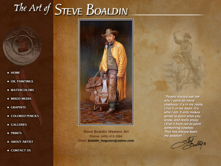 www.steveboaldinwesternart.com