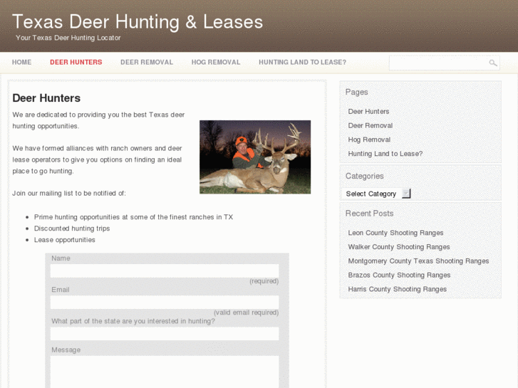 www.texasdeerhuntingandleases.com