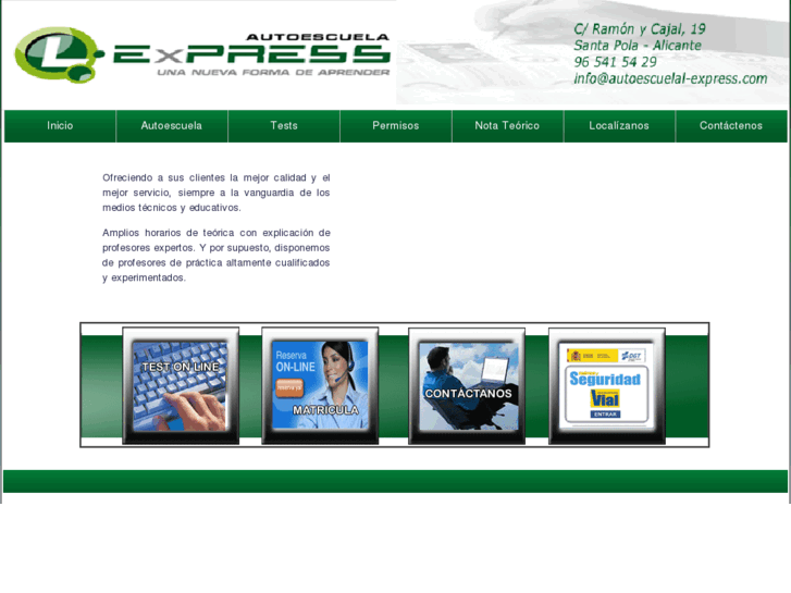 www.autoescuelal-express.com
