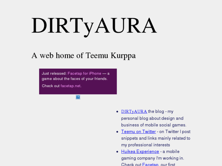 www.dirtyaura.org