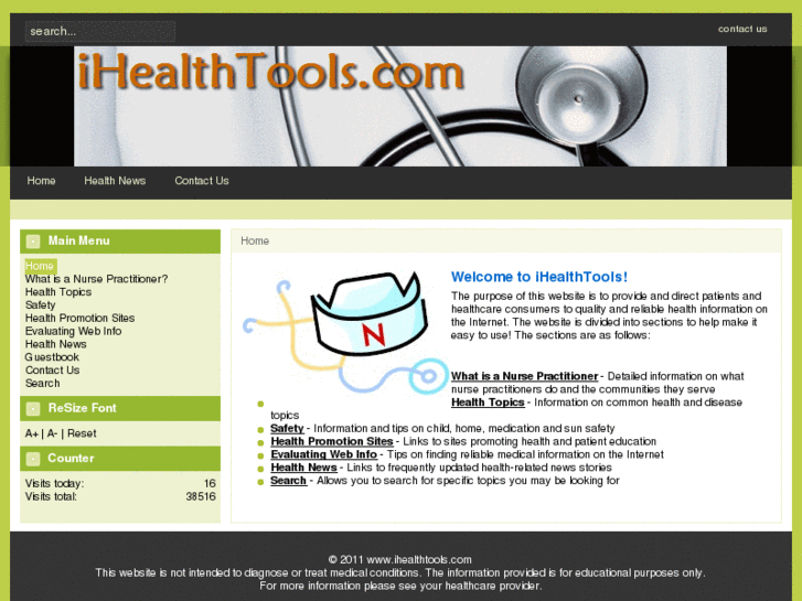 www.ihealthtools.com