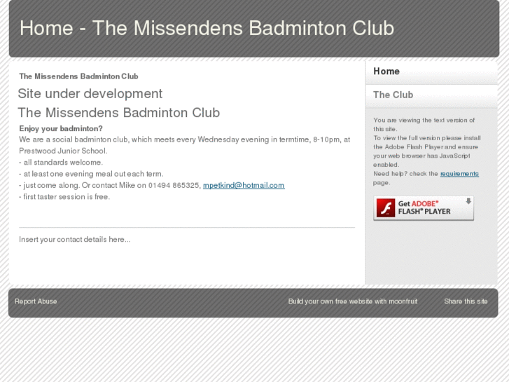 www.missendens-badminton.com