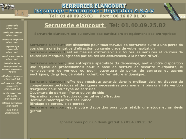 www.serrurerieelancourt.org