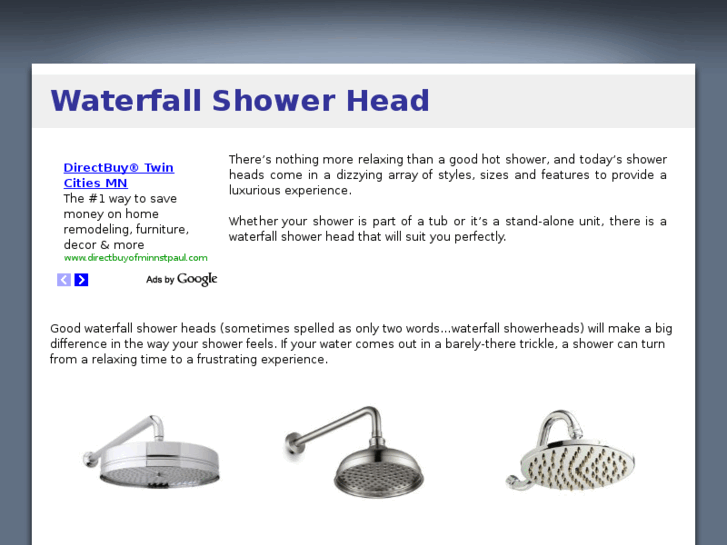 www.waterfallshowerhead.com