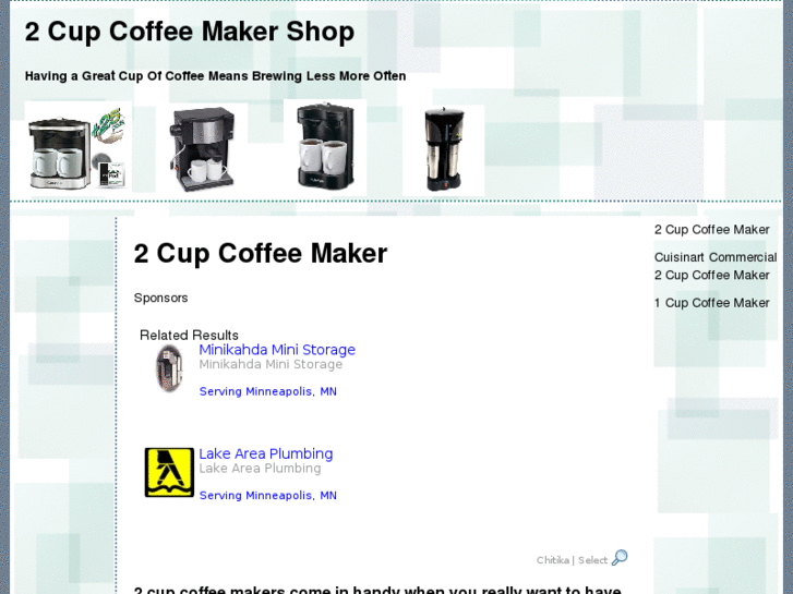 www.2cupcoffeemakershop.com