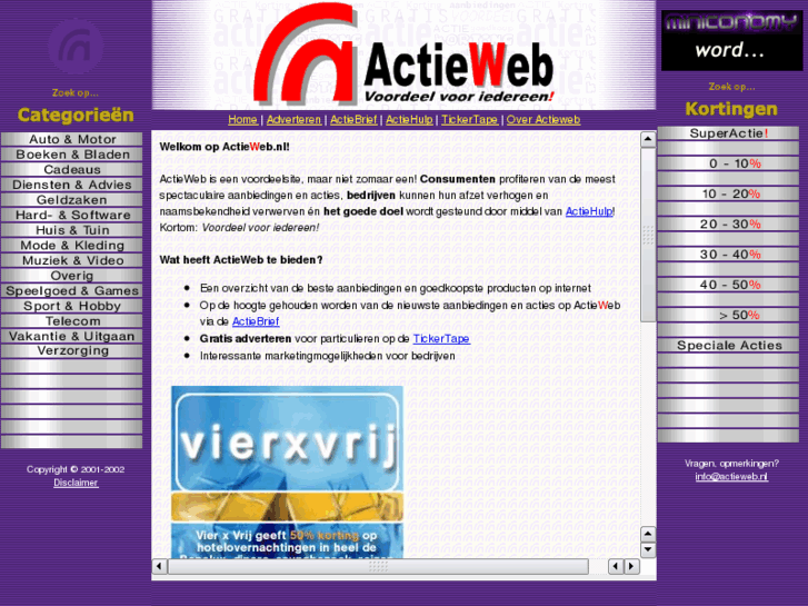 www.actieweb.nl