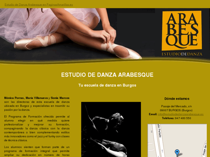 www.estudiodedanzaarabesque.es