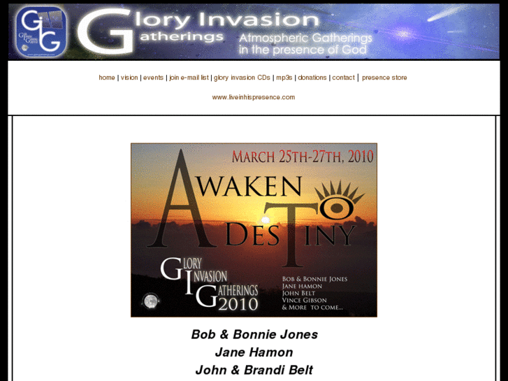 www.glorygatherings.com