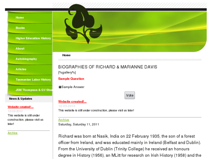 www.richardpdavis.org