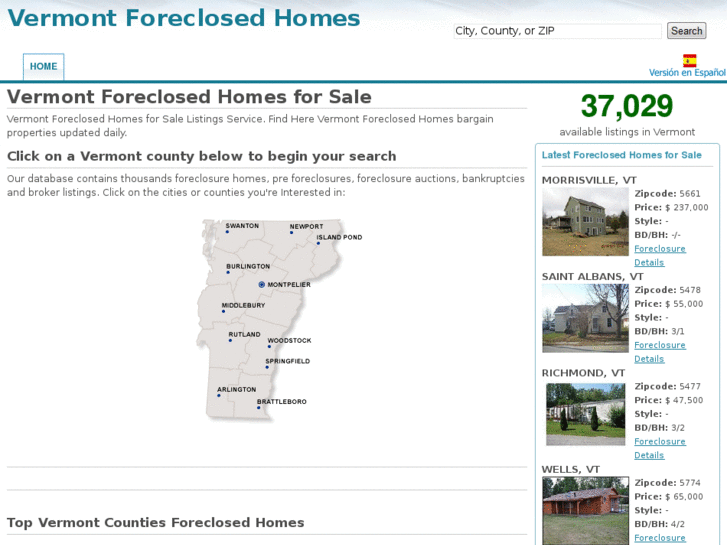 www.vermontforeclosedhomes.net