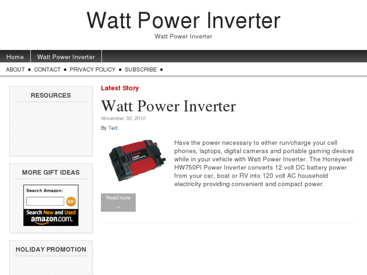 www.wattpowerinverter.com