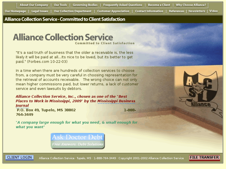 www.alliancecollectionservice.com