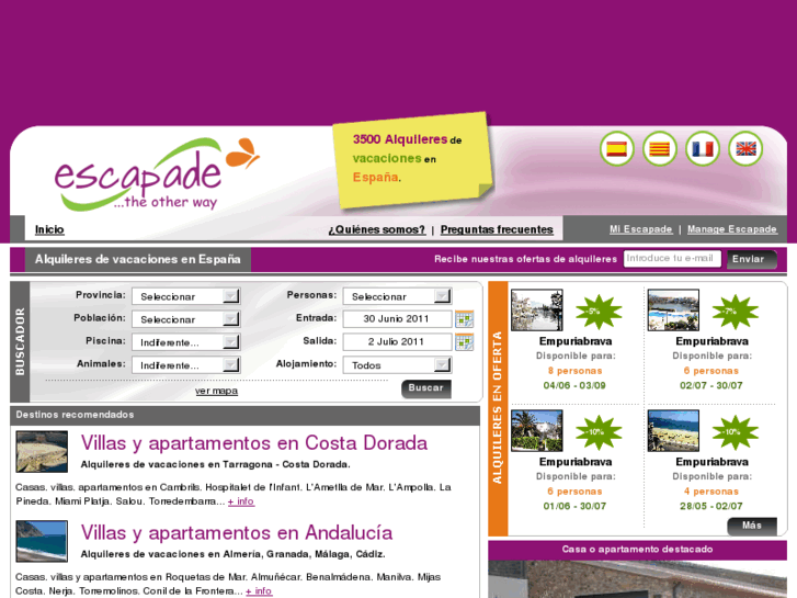 www.escapade.es