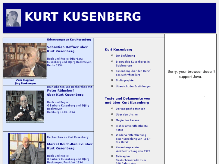 www.kurt-kusenberg.de