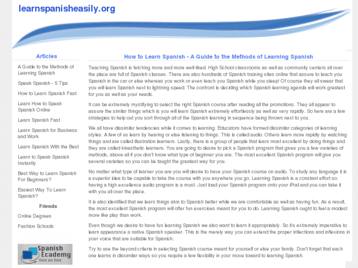 www.learnspanisheasily.org