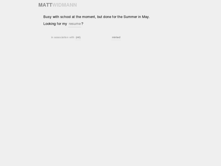 www.mattwidmann.net
