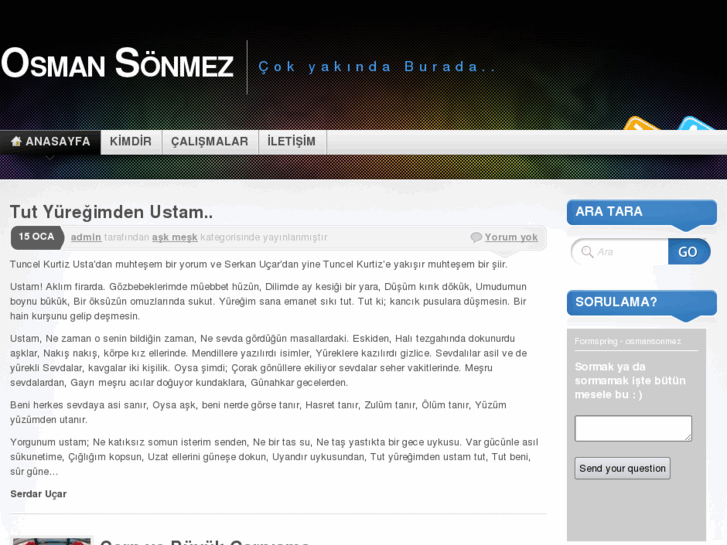 www.osmansonmez.com