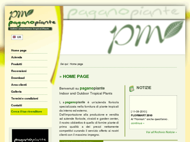 www.paganopiante.it