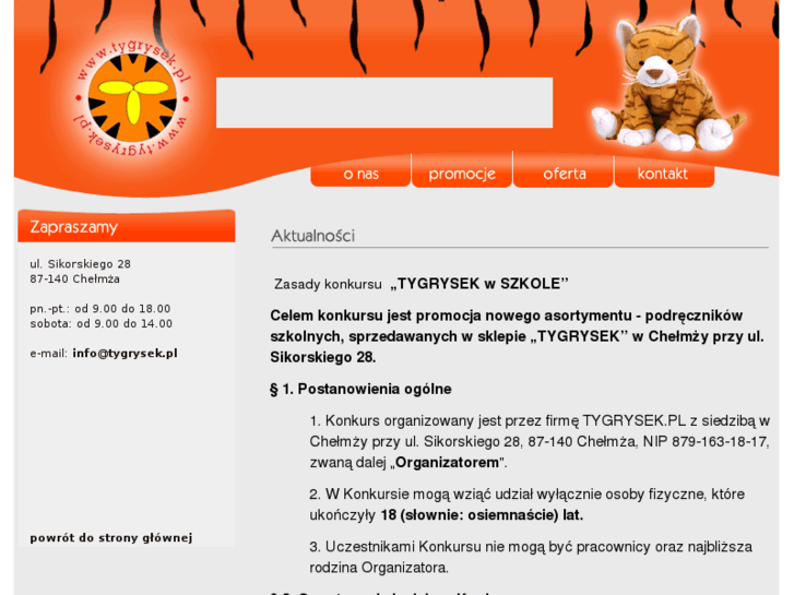 www.tygrysek.pl