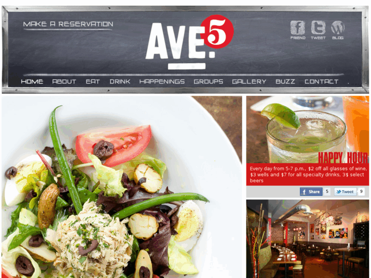 www.avenue5restaurantandbar.com