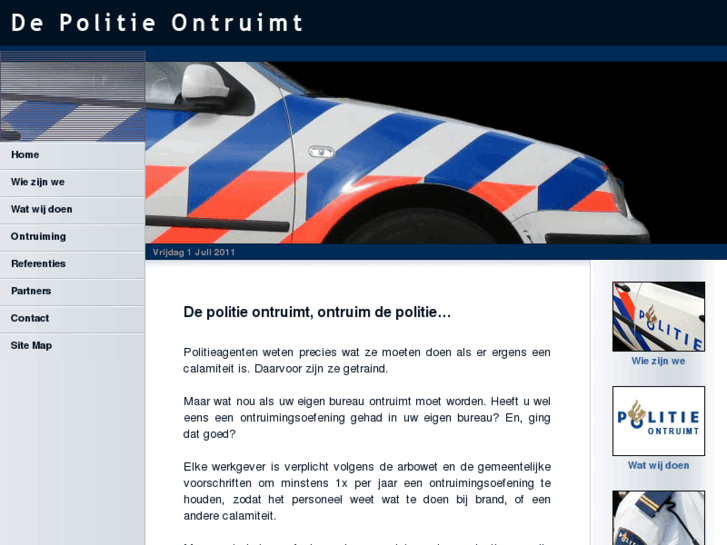 www.depolitieontruimt.nl