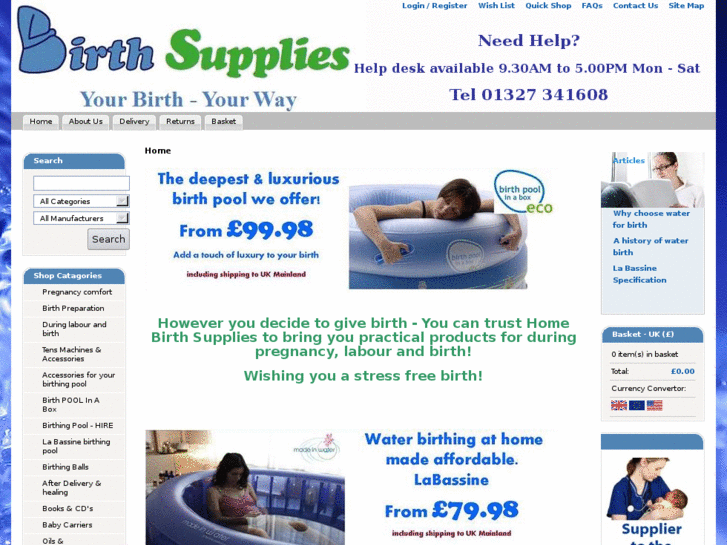 www.homebirthsupplies.co.uk