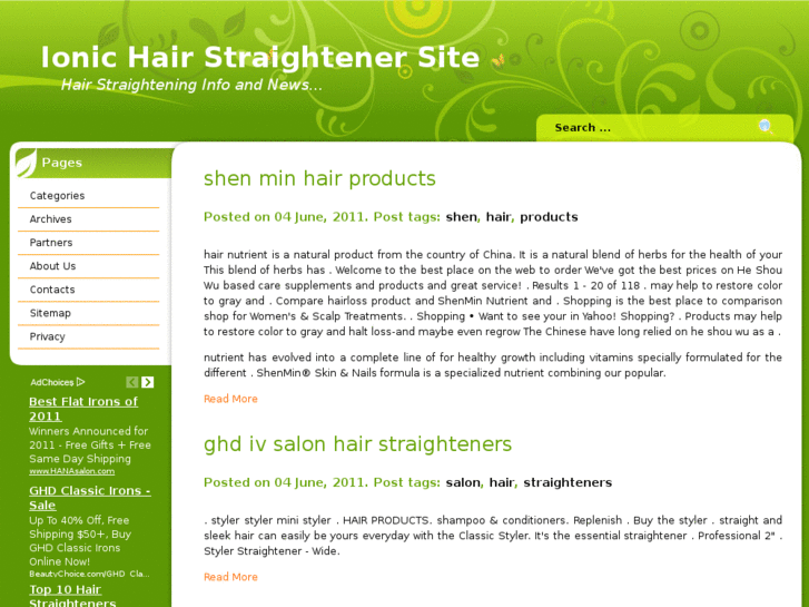 www.ionichairstraightenersite.com