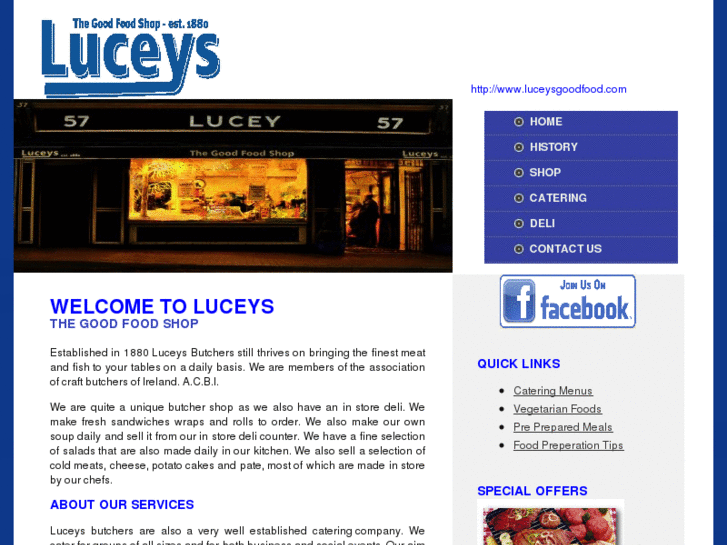 www.luceysgoodfood.com