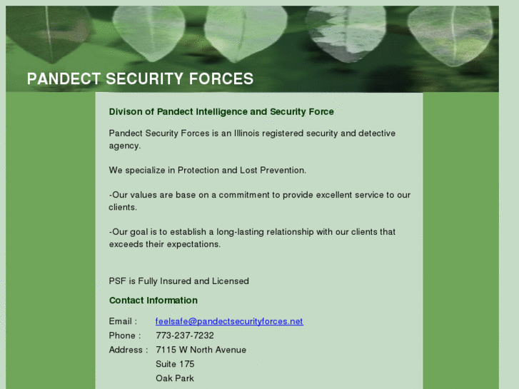 www.pandectsecurityforces.net