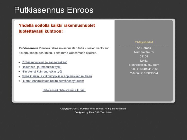 www.putkiasennusenroos.com