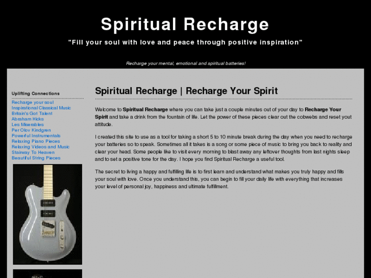 www.spiritualrecharge.com