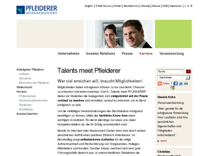 www.talents-meet-pfleiderer.com