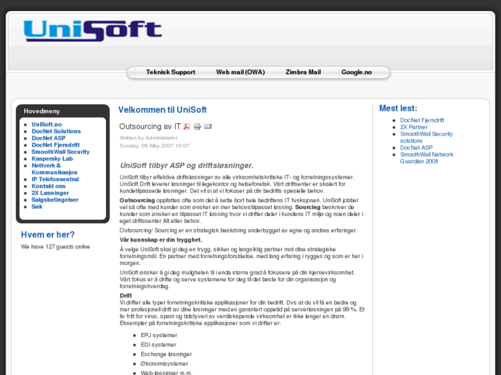 www.unisoft.no