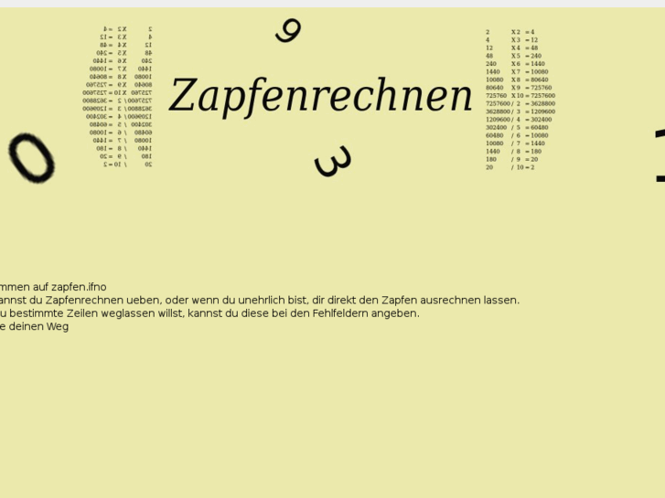 www.zapfen.info