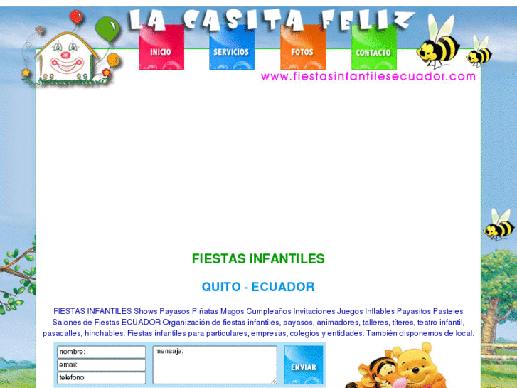 www.fiestasinfantilesecuador.com