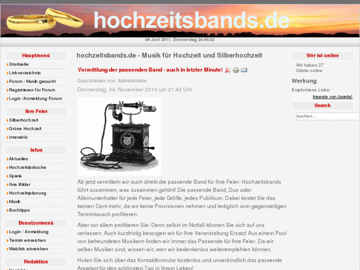 www.hochzeitsbands.de