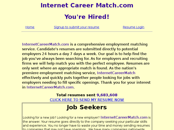 www.internetcareermatch.com