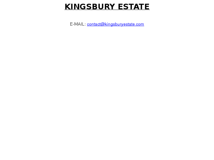 www.kingsburyestate.com